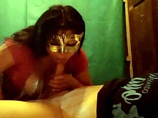 Mother-in-law teaches stepson blowjob orgasm control