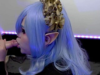 Blowjob From Goth Elf Furiyssh With Cum In Mouth
