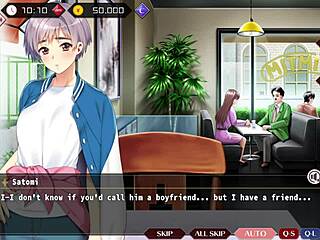 I’m obsessed with Satomi’s short hair at the coffee shop