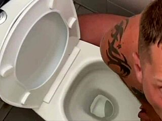 Toilet gay blowjob compilation in public outdoor settings