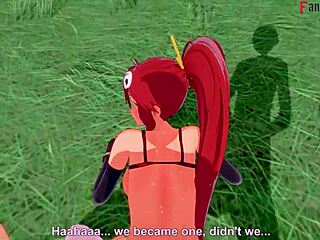 So, Yoko Littner gets wild with ahegao face in 3D fantasy hentai.