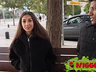 shy spanish petite vanesa merino craves an intense interracial doggystyle session