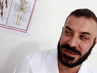 The masseur starts a hardcore threesome with big ass black guys and monster cocks!