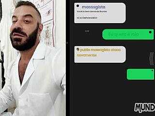 The masseur starts a hardcore threesome with big ass black guys and monster cocks!