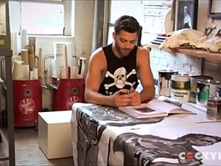 Model's intense ass-fucking in hardcore threesome 😈