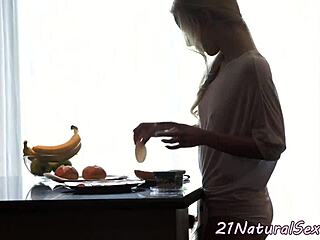 Beautiful European Couple Engages in Pussy Fucking and Facial