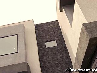 Hot BBC CEO Fucked Hard by Asian Employee at Work