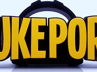 Pretty Brunette with HAIRY PUSSY gets DOUBLE PENETRATION in THREESOME