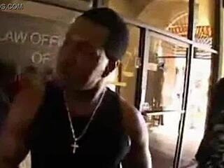 I’m hooked on this interracial blowjob with an African beauty