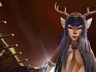 deer-girl freyja explores the viking village in uncensored 3d hentai