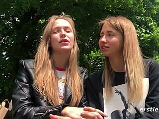 hey, check out these german lesbians diving into each other's pussies