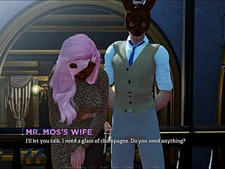 Eternum 123 game featuring curvy mature character in cute outfit