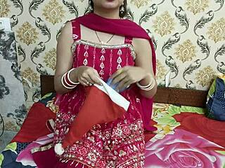 Desi wife fucking devar ji on Christmas! 😈