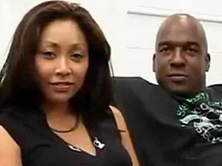 I’m hooked on this interracial blowjob with an African beauty