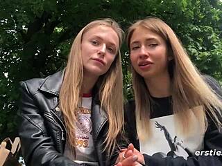 hey, check out these german lesbians diving into each other's pussies