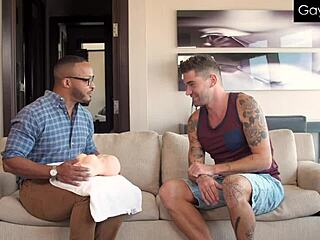 Stepdad Shares Sex Toy and Butthole with Stepson