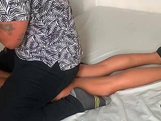 he dominated my stepsister with an erotic massage!