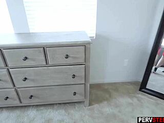 Perv Stepson Pleases Busty Milf Stepmom Using a Naughty Toy