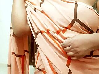 Sexy Malaysian lady with big boobs