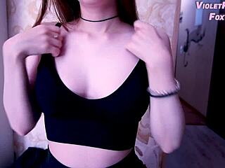 My first attempt at reaching a nipple orgasm by fingering my small blonde tits.