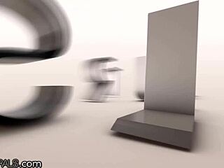 21naturals hot brunette wants double penetration and doggystyle licking after dildo play