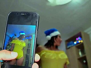 Colombian Gay Fucking Beautiful Latina Friend On Christmas