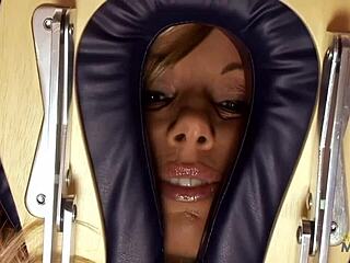 Hey, that experienced mature vixen bent over for a monster cock riding session