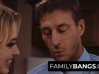 familybangs com: teenager chloe cherry stuffed by father ryan mclane