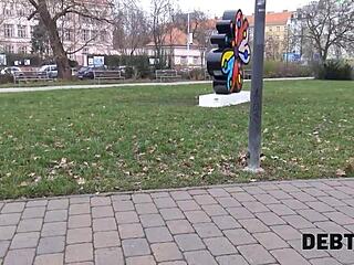 Debt4k Collector Has Sex With Blonde In Front Of Her Future Husband