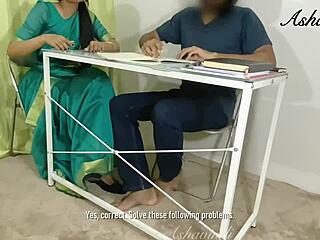 Damn, my desi teacher just gave the best foot job ever!