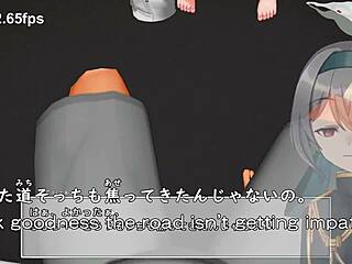 undressing in rock-paper-scissors game with neighbor girlfriend. trial version has machine translated subtitles 2 2.