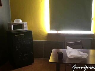 Skinny Russian Blonde Teen 18+ Waits For Visa In St Petersburg Public