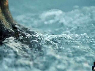 Ebony Beauty Mimi Desuka Strips Naked in Pool for Playboy Shoot