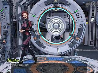 Yo, stuck in space 95, just holding hands with this hot Asian milf scientist