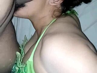 Aunt gives intense Christmas fuck gift