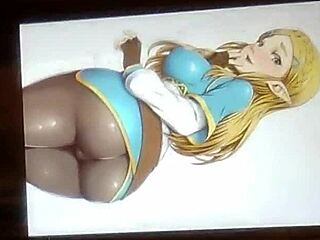 Anime Cum Tribute for Princess Zelda