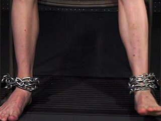 Twink Austin Young dominated in hardcore BDSM dungeon bondage
