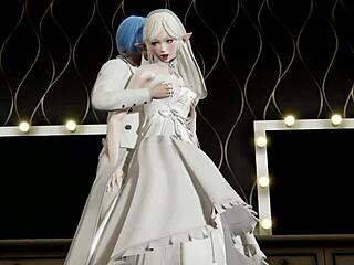 ever thought a burial could lead to frieren's happy kiss? something wild in this anime!