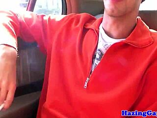 College twinks caught jerking off outdoors in shocking amateur reality clip