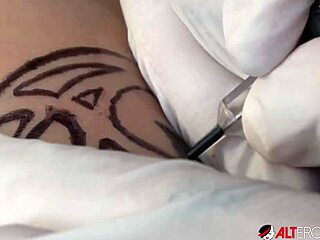 Big Tit Babe Mara Martinez Gets Tattooed Then Fucked in Blowjob Missionary Hardcore Reality Sucking Fucking Piercing Shaved!