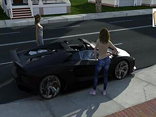 Wife and stepmother share erotic game moments 😊