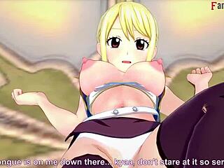 Lucy Heartfilia Sucking Dick in Fairy Tail Full Version on Sheer Fantasyking3