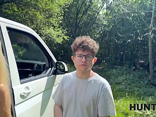 Hunt4k Shocks With Unexpected Cucking in Wild Car Fuck Scene