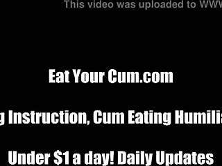 cum hard so i can make you eat it, cei style