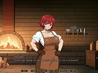 Specific Tomboy love heats up in hot forge hentai game ep 5 with risky doggystyle outdoor banging near strangers