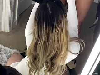 snowbunny's clothes ripped by bbc, fucked, filled with cum