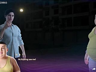 Apocalust wife betrays husband via phone sex in animated scene