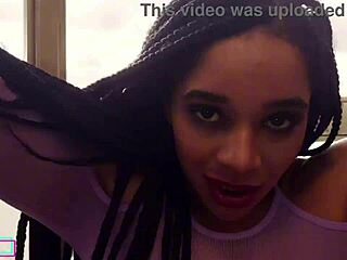 Latina Babe Spreads For Monster Cock Blowjob 😈