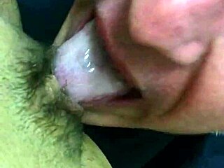 Licking the pussy of a milf