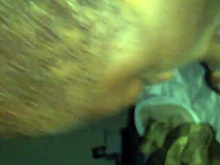 Ebony hooker with big booty deepthroats monster cock.